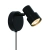 Kinkiet Boston czarny z ruchomym kloszem NO2512391003 - Nordlux